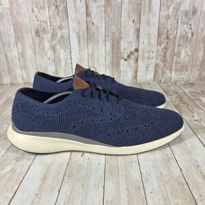Cole Haan‎ GrandPrø Knit Runner Sneakers Lightweight Blue Shoes Size 12